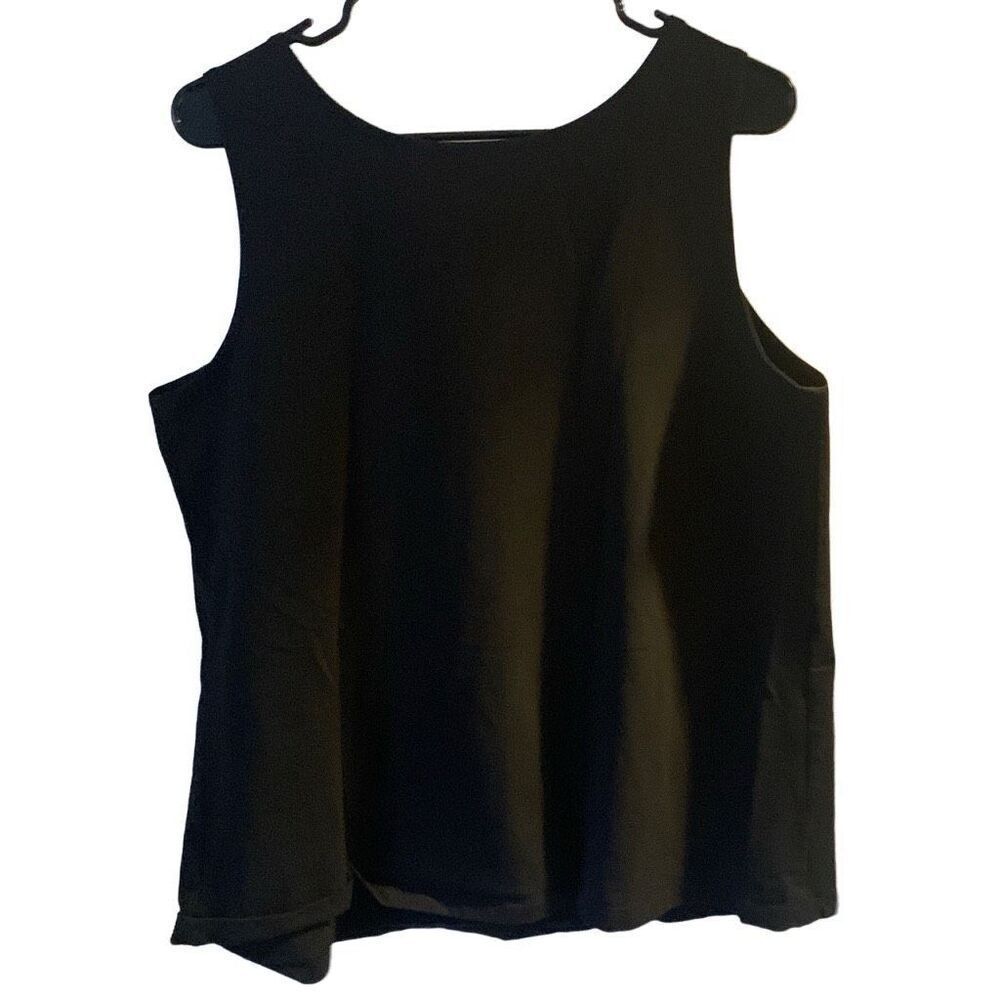 Pre Owned Women’s Susan Graver Crocheted Tank Top Size XL Casual Comfort Style